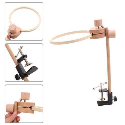 Wooden embroidery frame stand - embroidery,