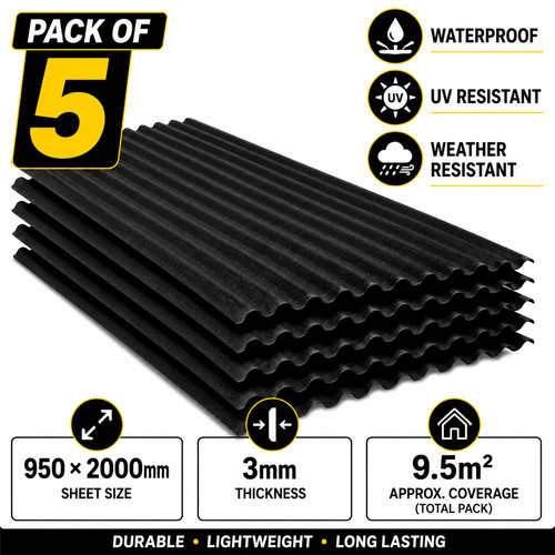 Pack black bitumen - pack, of