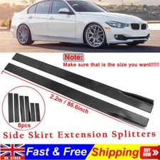 86.6" Gloss Black Side Skirt