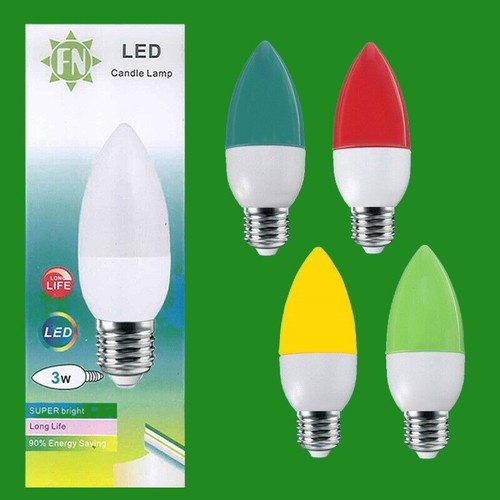 Led coloured es e27 - 3w,