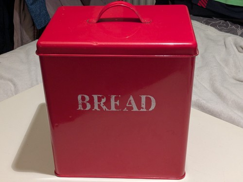 Bread bin metal - bread, large