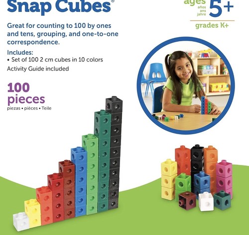 Learning resources snap cubes - resources,