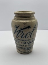 Early stoneware virol pot, no trade mark
