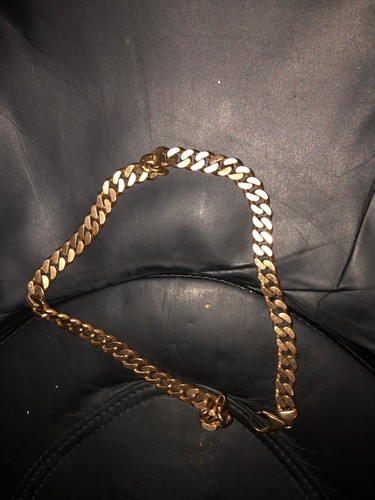 Solid gold chain - solid, 21.5