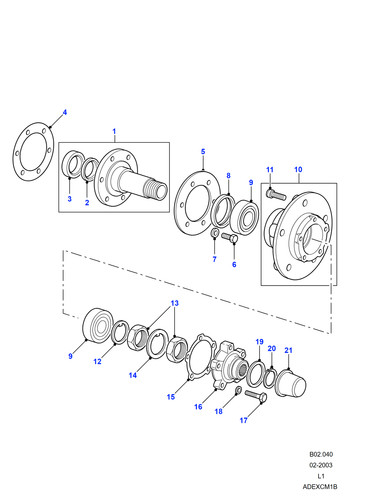 10x land rover gasket range - 10x,