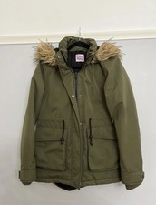 Ladies Khaki Green Winter Coat