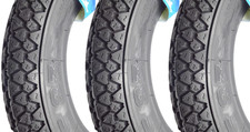 THREE (3) MICHELIN S83 TYRES 3.00x10 - LAMBRETTA LUI VEGA COMETA LUNA 50 75