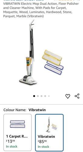 Vibratwin electric mop - vibratwin,