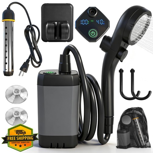 Portable shower for - for, camping