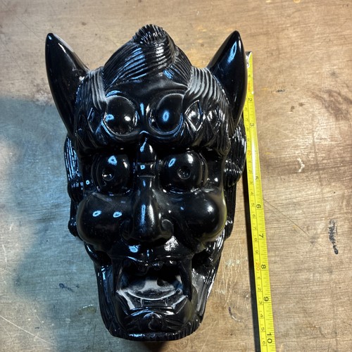 Demon black japanese wall - black,