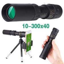10-300X Zoom HD Portable Strong Long Range Spyglass Monocular Telescope Hunting