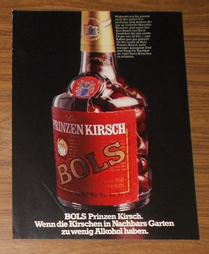 Rare advertising bols prince - bols,