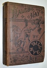 1884 BOOK "BALED HAY BY BILL