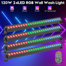 8PCS RGB 120W 24LED Wall Wash