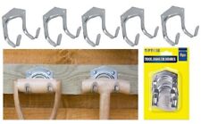 5 x Tool Storage Hooks Garden Workshop Garage Shed Double Arm Tools Tidy Hook