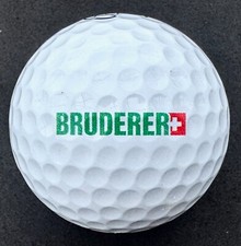 Bruderer LOGO Golf Ball - Swiss Manufacturing