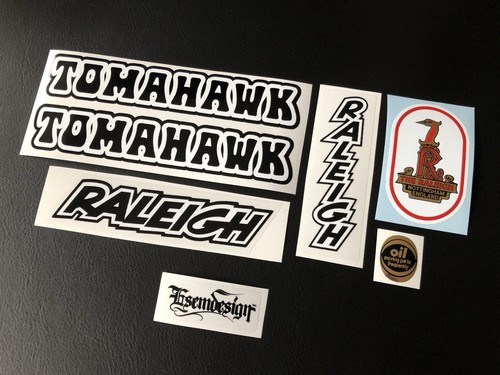 Raleigh mk1 tomahawk decal set - raleigh,