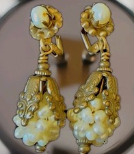 Vintage faux seed pearl - vintage, grape