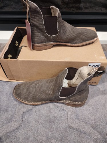 Mou canvas chelsea ankle boots - canvas,