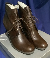 Dick Boons Brown Leather ankle