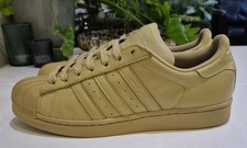 ADIDAS SUPERSTAR PW "EQUALITY" ORIGINALS. SIZE 8 UK TRAINERS. CAMEL *2015*