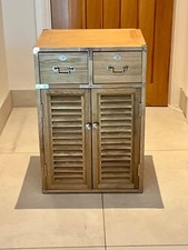 Used solid oak cupboard with 2 drawers - Ideal for a Printer Cupboard