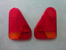 2 X AJBA FP70 TRAILER REAR LIGHT LENSES FOR ERDE TAILERS MAYPOLE 8208BL BR