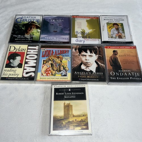 New sealed audio books - 9x,