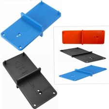 2pcs Hinge Hole Jig Template Hinge Hole Drill Bit Guide Locator for Door Cabinet