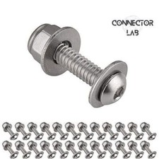 M6 Allen Bolts / Nuts / Washers Button Head 304 Stainless Steel A2 Dome Socket