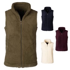 Ladies Fleece Gilet Womens Recycled Fleece Waistcoat Teddy Bodywarmer Rydale