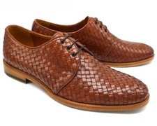 *F21 UK 7 NEW MENS BROWN WOVEN