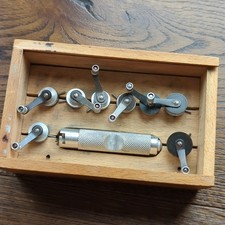 Vintage Watchmakers G. Boley Mainspring Winder Tool in Wooden Box