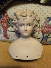 Reproduction Bisque Lady Shoulder Head For A Fabric Body, 1991