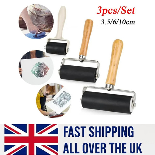3pcs rubber brayer - brayer, set