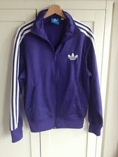 Vintage Purple Adidas Tracksuit Jacket Size Small