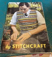 Vintage 1947 Men’s Book by Stitchcraft Knitting Magazine 