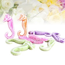 12 Pcs Resin Seahorse Decor
