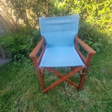 Vintage wooden directors chair - vintage,