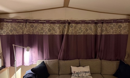 Caravan curtains fully lined - caravan,
