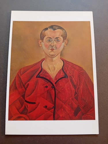 Joan miro art postcard self - joan,