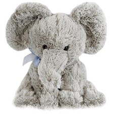 Grey Plush Elephant Teddy Bear