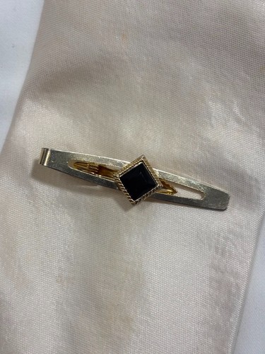 Vintage square black onyx - black,