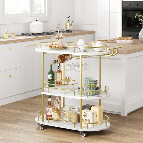 Kitchen cart bar tier - cart, 3-tier