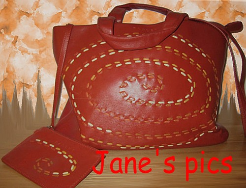 Vintage radley dark - dark, red