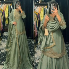 Lehanga Sage Green Kurti