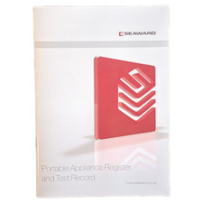 Seaward A5 PAT Testing Register and Log Book for Single Site Testing