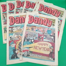 9x Dandy Comics from 1981