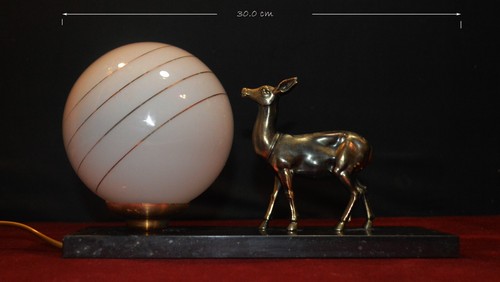French art deco original deer