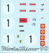 Decal 1/43 Ferrari 512S Spider Works #1 500 Km Imola 1970 Merzario/Giunti NEW